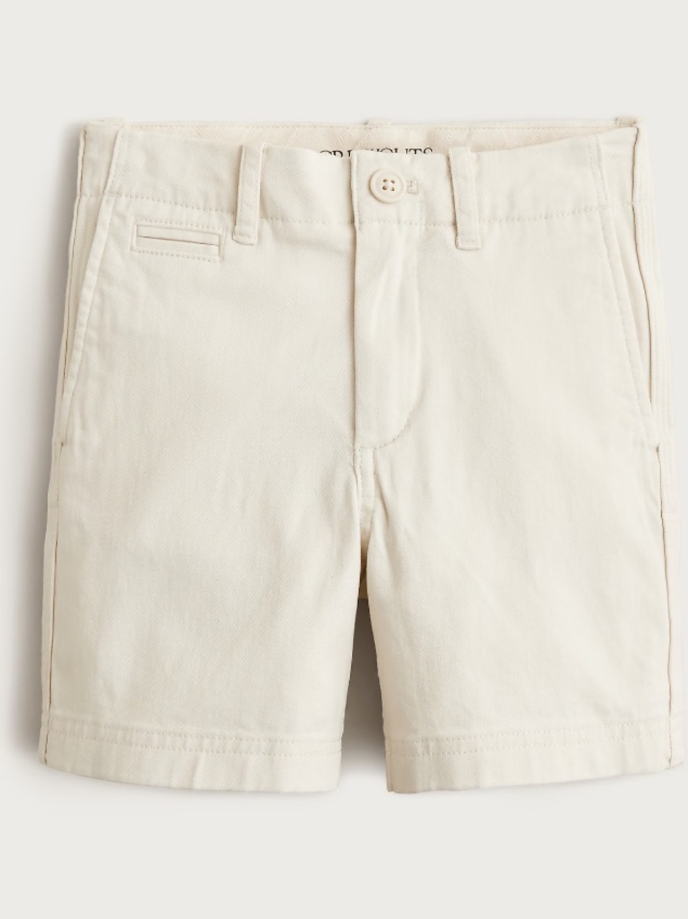 J crew Boys' Buckley short in stretch chino pale canvas